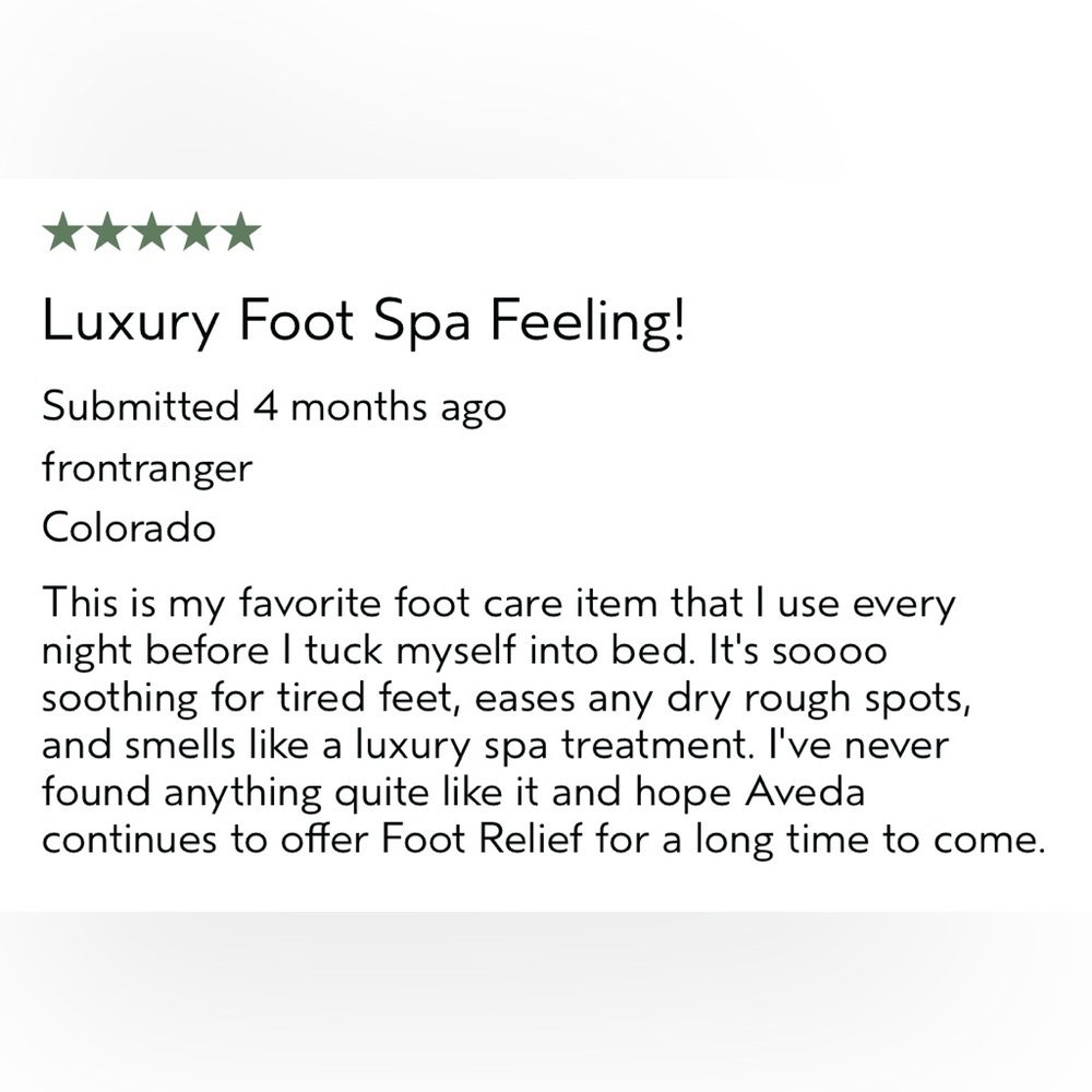 AVEDA Foot Relief Moisturizing Creme - Picture 8 of 9